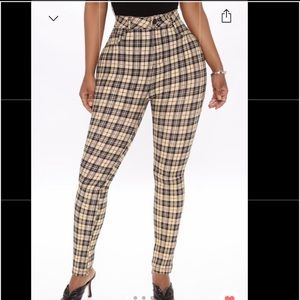 Brown/Black plaid pants